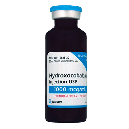 Vitamin B-12 Hydroxocobalamin for Injection 1000 mcg, Multiple Dose 30 mL