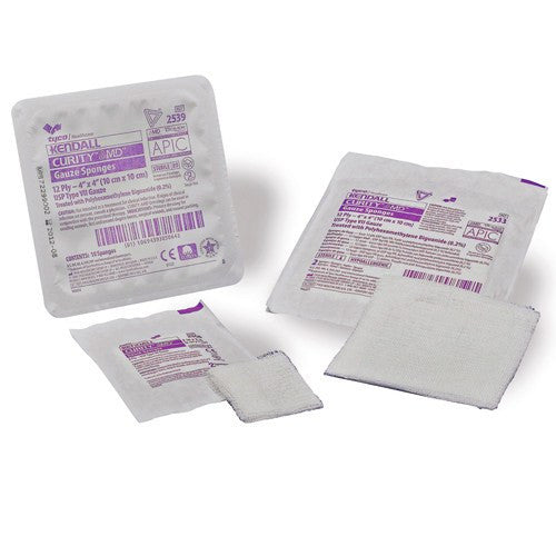 Buy Cardinal Health Curity AMD Antimicrobial Gauze Sponge 2 x 2, 8 Ply 50/Box  online at Mountainside Medical Equipment