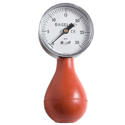 Pneumatic Squeeze Bulb Dynamometer with 30 PSI Gauge