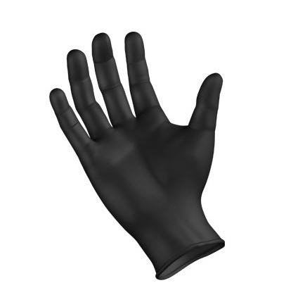 Microflex Midknight Black Nitrile Gloves - 100 per Box - Medical Warehouse