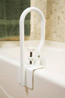 Drive Medical Bath Shower Tub Grab Rail 16.5 White