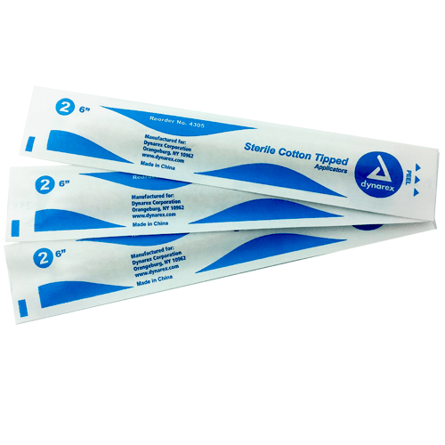 McKesson Sterile Cotton Tipped Swabs, 6 Inch, 100 Pack, 1 Pack