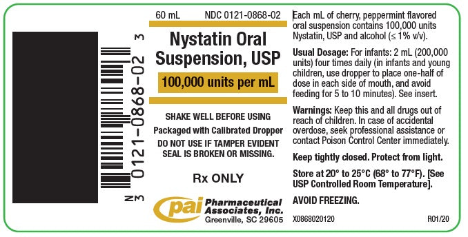 Nystatin 100,000 U/g Powder (60g Bottle)