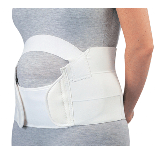 Lumbosacral Back Brace Elastic Support with Dual Compression