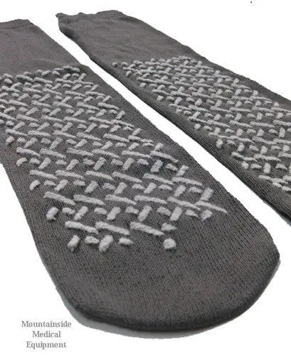 Slipper Socks, Non-Skid, Single Sided, XX-Large, Gray, Pair — Mountainside  Medical Equipment