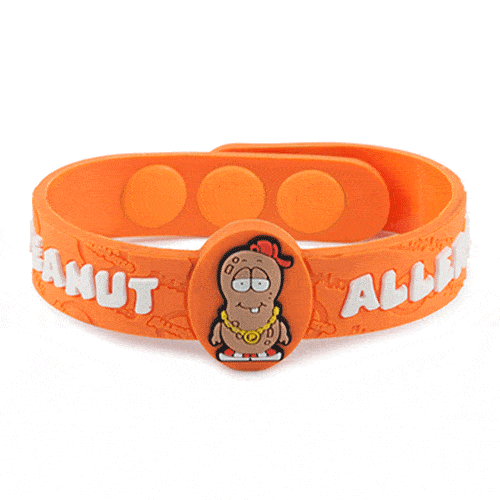 KidsYouth Peanut Allergy Silicone Wristbands  Lot of 3  Amazonin  Jewellery