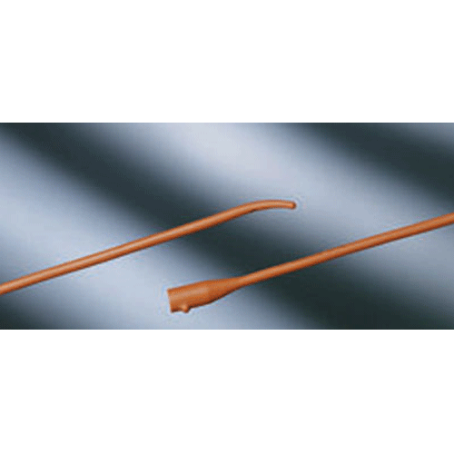 Red Rubber Catheter With Coude Tip — Mountainside Medical Equipment