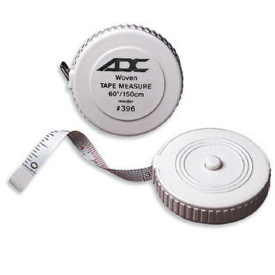 Baseline woven measurement tape with push-button retractor, 120